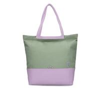 Damen Shopper Fiorella FI200 (18 Liter) Tote Bag & Schulter-Tasche 2-in-1, robustes Material, extra langer Schultergurt, bunte Farben, auch als Strand-Tasche geeignet, gute Innenausstattung (jade)