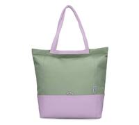 Damen Shopper Fiorella FI200 (18 Liter) Tote Bag & Schulter-Tasche 2-in-1, robustes Material, extra langer Schultergurt, bunte Farben, auch als Strand-Tasche geeignet, gute Innenausstattung (jade)