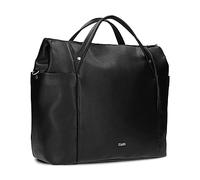 Zwei Handtasche Pia PI160 Shopper für 15" Laptop 16 L mit extra langem Schultergurt Schwarz