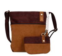 zwei Jana J100 - Umhängetasche 29 cm (nubuk-cognac)