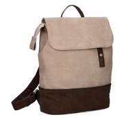 Zwei JANA JR13 City-Rucksack gepolstertes Laptopfach bis 13,3" viele Fächer (nubuk-espresso)