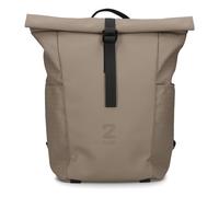 Zwei Rolltop-Rucksack JONA JOR200 – Unisex, Laptopfach, Flaschenhalter, 15–19 L (mocca)