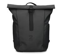 Zwei Rucksack Jona JOR200 – Rolltop, Unisex, Laptopfach & Flaschenhalter, 15–19 L (schwarz)