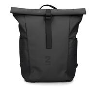 Zwei Rucksack Jona JOR200 – Rolltop, Unisex, Laptopfach & Flaschenhalter, 15–19 L (schwarz)