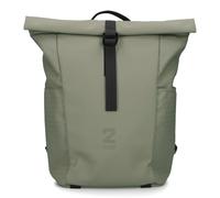 Zwei Unisex Rolltop-Rucksack JONA JOR200 Damen & Herren Freizeitrucksack mit Laptopfach & Flaschenhalter - erweiterbarer Daypack 15-19 L, gepolsterter & atmungsaktiver Rücken (sage)