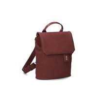 Zwei Kleiner Damenrucksack Mademoiselle.M MR45 Mini-Rucksack 2 Liter klassisch-eleganter Daypack mit Magnet-Verschlussklappe, Reißverschlussfach am Rücken & Schlüsselring