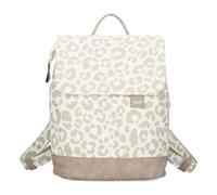 Zwei Damen Rucksack Olli OR13 Daypack 7 L robust strapazierfähig wasserabweisend Rückenpolsterung Hauptfach mit Reißverschluss Geheimfach Handyfach Einsteckfächer Laptopfach gepolstert (leo-cotton)
