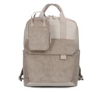 Zwei Unisex Rucksack LOU LUR160 für Damen, Herren & Teenager, 10 Liter Laptop-Rucksack mit gepolstertem Laptopfach und vielen Fächern, mit passender Phone-Bag (cord-mocca)