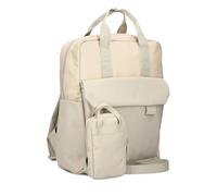 Zwei LOU LUR160 Tages-Rucksack + Handytasche, Laptopfach & gute Ausstattung (linen)