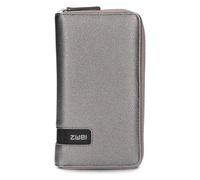 Zwei Damen Geldbörse Mademoiselle.M MW2 Wallet 20 x 11 cm hochwertiges weiches Kunstleder Portemonnaie, 15 Kartenfächer, Münzfach, Sichtfach für Ausweise, umlaufender Reißverschluss (cosmos)