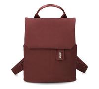 Zwei Kleiner Damenrucksack Mademoiselle.M MR45 Mini-Rucksack 2 Liter klassisch-eleganter Daypack mit Magnet-Verschlussklappe, Reißverschlussfach am Rücken & Schlüsselring