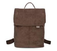 Zwei Damen City-Rucksack Mademoiselle.M MR13 Tagesrucksack 7 Liter, gepolstertes Laptopfach, Magnet-Verschlussklappe, Hauptfach mit Reißverschluss, Rückenpolsterung, klassisch-elegant (cord-wood)