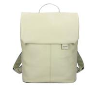 Zwei Damen City-Rucksack Mademoiselle.M MR13 Tagesrucksack 7 Liter, gepolstertes Laptopfach, Magnet-Verschlussklappe, Hauptfach mit Reißverschluss, Rückenpolsterung, klassisch-elegant (jade)