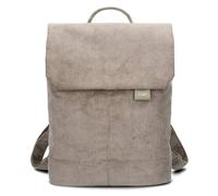 Zwei Damen City-Rucksack Mademoiselle.M MR13 Tagesrucksack 7 Liter, gepolstertes Laptopfach, Magnet-Verschlussklappe, Hauptfach mit Reißverschluss, Rückenpolsterung (cord-mocca)