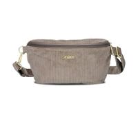 Zwei Damen Hip Bag Mademoiselle.M MH4 Bauchtasche 25 cm 1 Liter aus hochwertigem Kunstleder, Crossbody Bag wasserabweisend, 3-in-1 Bequeme Brusttasche, Gürteltasche & Hüfttasche (Cord-Mocca)