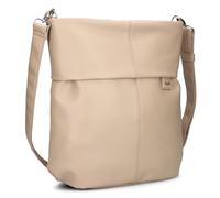 Zwei Damen Handtasche Mademoiselle.M M140 Umhängetasche 12 Liter klassische Crossbody Bag aus weichem Kunstleder, DIN-A4 passend, große Tasche für die Arbeit, Büro oder Uni (oat)