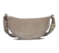 Zwei Damen Handtasche Mademoiselle.M M50 Moon-Bag 2 Liter Trend-Tasche in Halbmond-Form vielseitig als Bauchtasche Crossbody-Bag Abendtasche Umhängetasche zu tragen (cord-mocca)