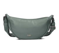 Zwei Damen Handtasche Mademoiselle.M M50 Moon-Bag 2 Liter Trend-Tasche in Halbmond-Form vielseitig als Bauchtasche Crossbody-Bag Abendtasche Umhängetasche zu tragen (eucalyptus)