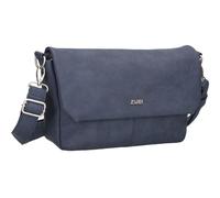 Zwei Umhängetasche Mademoiselle M60, 33 cm, Laptopfach, Nubuk-Blue