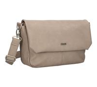 Zwei Mademoiselle.M Messenger 33 cm Laptopfach grau