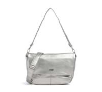 Zwei Mademoiselle.M M60 Schultertasche silber, Lederimitat, Damen