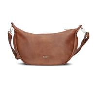 Zwei Damen Handtasche Mademoiselle.M M70 Moon-Bag 4 Liter Trend-Tasche in Halbmond-Form vielseitig als Bauchtasche Crossbody-Bag Abendtasche Umhängetasche zu tragen (cognac)