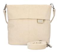 Zwei Damen Handtasche Mademoiselle.M M8 Crossbody Bag 3 L Umhängetasche aus Kunstleder mit Geheimfach & Hauptfach mit Reißverschluss, inkl. kurzem & langen abnehmbaren Schultergurt (cord-creme)