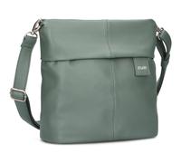 Zwei Damen Handtasche Mademoiselle.M M8 Crossbody Bag 3 L Umhängetasche aus Kunstleder mit Geheimfach & Hauptfach mit Reißverschluss, inkl. kurzem & langen abnehmbaren Schultergurt (eucalyptus)