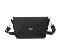 Zwei Damen Handtasche Mademoiselle.M M40 kleine Umhängetasche 1 Liter breite Crossbody-Bag mit Magnetklappe & Reißverschluss klassisch-elegant (noir)