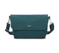 Zwei Damen Handtasche Mademoiselle.M M60 Umhängetasche 3 Liter breite Crossbody-Bag Magnetklappe Reißverschluss inklusive Schlüsselband klassisch-elegante Abendtasche (pacific)