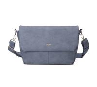 Zwei Mademoiselle.M Messenger 33 cm Laptopfach blau