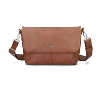 Zwei Mademoiselle.M Messenger 33 cm Laptopfach braun