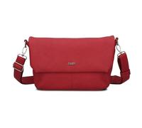 Zwei Damen Handtasche Mademoiselle.M M60 Umhängetasche 3 Liter breite Crossbody-Bag Magnetklappe Reißverschluss inklusive Schlüsselband klassisch-elegante Abendtascher (lipstick)
