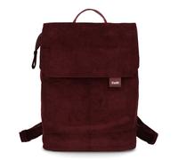 Zwei Damen City-Rucksack Mademoiselle.M MR13 Tagesrucksack 7 Liter, gepolstertes Laptopfach, Magnet-Verschlussklappe, Hauptfach mit Reißverschluss, Rückenpolsterung (cord-bordeaux)