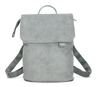 Zwei Damen City-Rucksack Mademoiselle.M MR13 Tagesrucksack 7 Liter, gepolstertes Laptopfach, Magnet-Verschlussklappe, Hauptfach mit Reißverschluss, Rückenpolsterung, klassisch-elegant (cord-sage)