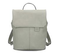 Zwei Damen City-Rucksack Mademoiselle.M MR8 4 Liter weiches Kunstleder, Magnet-Verschlussklappe, Hauptfach mit Reißverschluss, gepolstertes Trennfach für Tablet, Rückenpolsterung (sage)