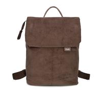 Zwei Damen City-Rucksack Mademoiselle.M MR13 Tagesrucksack 7 Liter, gepolstertes Laptopfach, Magnet-Verschlussklappe, Hauptfach mit Reißverschluss, Rückenpolsterung (cord-mocca)