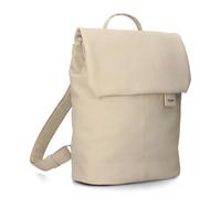 Zwei Damen City-Rucksack Mademoiselle.M MR13 Tagesrucksack 7 Liter, gepolstertes Laptopfach, Magnet-Verschlussklappe, Hauptfach mit Reißverschluss, Rückenpolsterung, klassisch-elegant (nubuk-linen)
