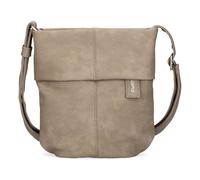 Zwei Schultertasche Mademoiselle M45 22 cm Nubuk Cappuccino