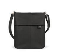 Zwei Damen Handtasche Mademoiselle.M M12 Umhängetasche 7 Liter Crossbody Bag, Schultertasche in DIN-A4-Größe, Schlüsselring, Geheimfach, inkl. extra kurzen, abnehmbaren Schultergurt (nubuk-black)
