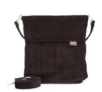 Zwei Damen Handtasche Mademoiselle.M M12 Umhängetasche 7 Liter Crossbody Bag, Schultertasche in DIN-A4-Größe, Schlüsselring, Geheimfach, inkl. extra kurzen, abnehmbaren Schultergurt (cord-espresso)