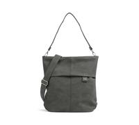 Zwei Mademoiselle M140 Beuteltasche dunkelgrau, Lederimitat, Damen