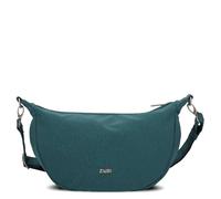 Zwei Damen Handtasche Mademoiselle.M M70 Moon-Bag 4 Liter Trend-Tasche in Halbmond-Form vielseitig als Bauchtasche Crossbody-Bag Abendtasche Umhängetasche zu tragen (pacific)