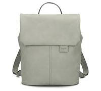 Zwei Damen City-Rucksack Mademoiselle.M MR8 4 Liter weiches Kunstleder, Magnet-Verschlussklappe, Hauptfach mit Reißverschluss, gepolstertes Trennfach für Tablet, Rückenpolsterung (sage)