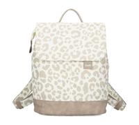 Zwei Damen Rucksack Olli OR13 Daypack 7 L robust strapazierfähig wasserabweisend Rückenpolsterung Hauptfach mit Reißverschluss Geheimfach Handyfach Einsteckfächer Laptopfach gepolstert (leo-cotton)