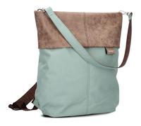 Zwei Damen Rucksack-Tasche Olli OR12 (7 Liter) Handtasche & Rucksack 2-in-1 wasserabweisende Schultertasche mit gepolstertem Laptopfach (bis 13"), Damentasche & Cityrucksack in Einem (ocean)