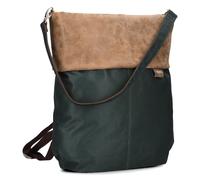 Zwei Damen Rucksack-Tasche Olli OR12 (7 Liter) Handtasche & Rucksack 2-in-1 wasserabweisende Schultertasche mit gepolstertem Laptopfach (bis 13"), Damentasche & Cityrucksack in Einem (pine)