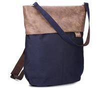 Zwei Damen Rucksack-Tasche Olli OR12 (7 Liter) Handtasche & Rucksack 2-in-1 wasserabweisende Schultertasche mit gepolstertem Laptopfach (bis 13"), Damentasche & Cityrucksack in Einem (ink)