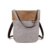 Zwei Olli Rucksack OR12, Ice (Grau / Braun),