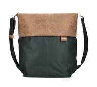 Zwei Damen Umhängetasche Olli OT12 Crossbody-Bag 7 Liter strapazierfähige & wasserabweisende Schultertasche, hochwertige Qualität, Schlüsselring, zusätzlicher Schultergurt, Geheimfach (pine)